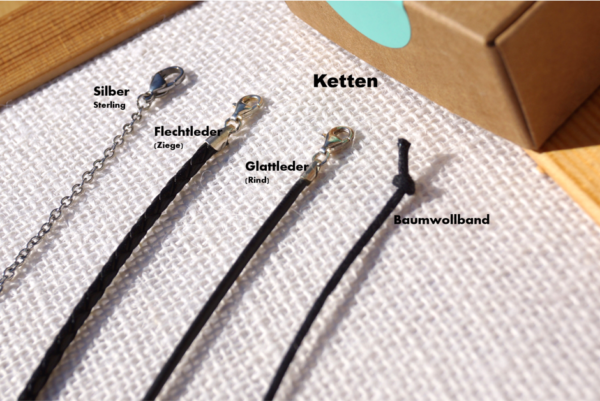 CORNdesign Kette mit Tulpen Silber-Verschluss – Bild 5